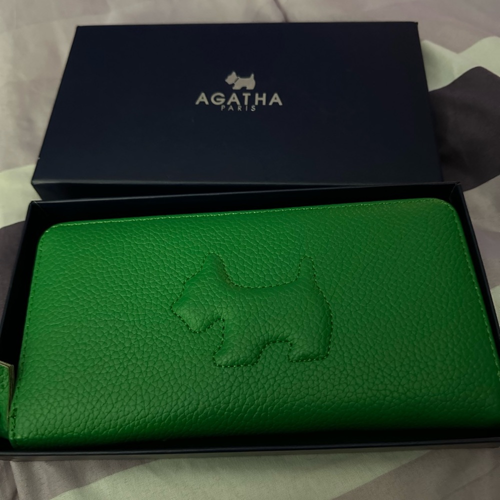 Agatha Paris Green Wallet